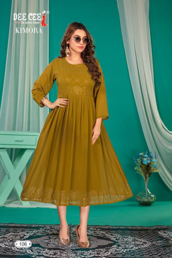 Deecee Kimora Designer Georgette Kurti Collection